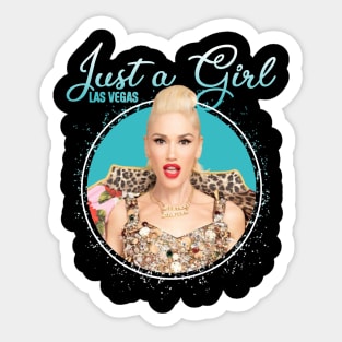 Gwen stefani Just A Girl Las Vegas Sticker